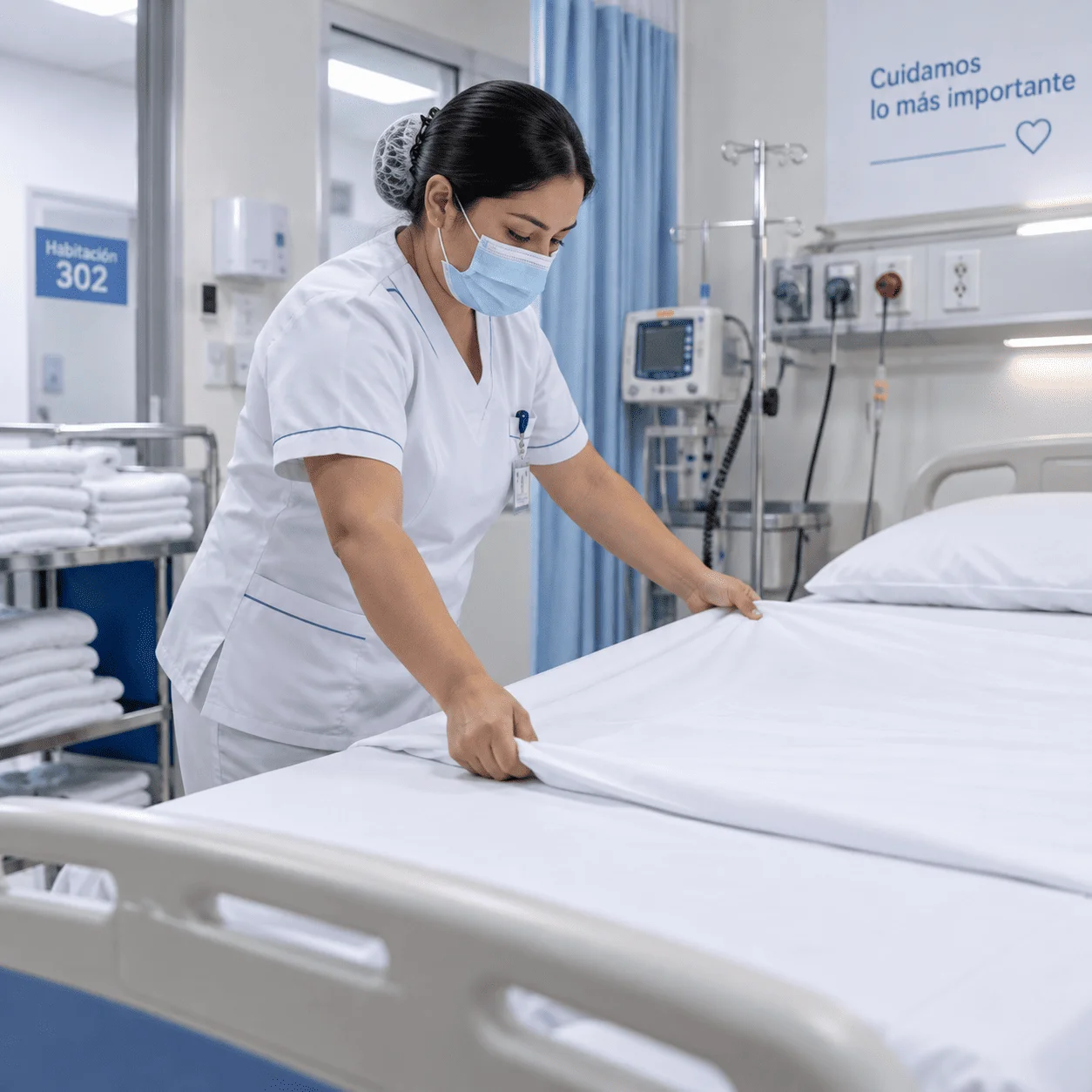 Servicio de lavandería para clínicas y centros de salud